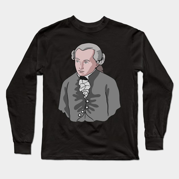 Philosophy of Immanuel Kant Long Sleeve T-Shirt by isstgeschichte